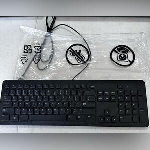 Dell Canadian Multilingual Black USB Slim Keyboard Kb113p 6W54G